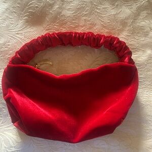 Estee Lauder-NWOT-Red “Velvet” Bag